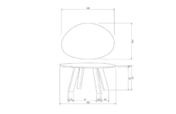 WOOOD Roundly Eettafel