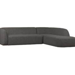 WOOOD Sloping Grey/Black Melange Hoekbank
