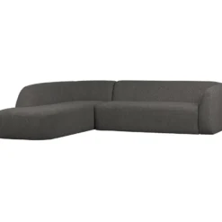 WOOOD Sloping Grey/Black Melange Hoekbank