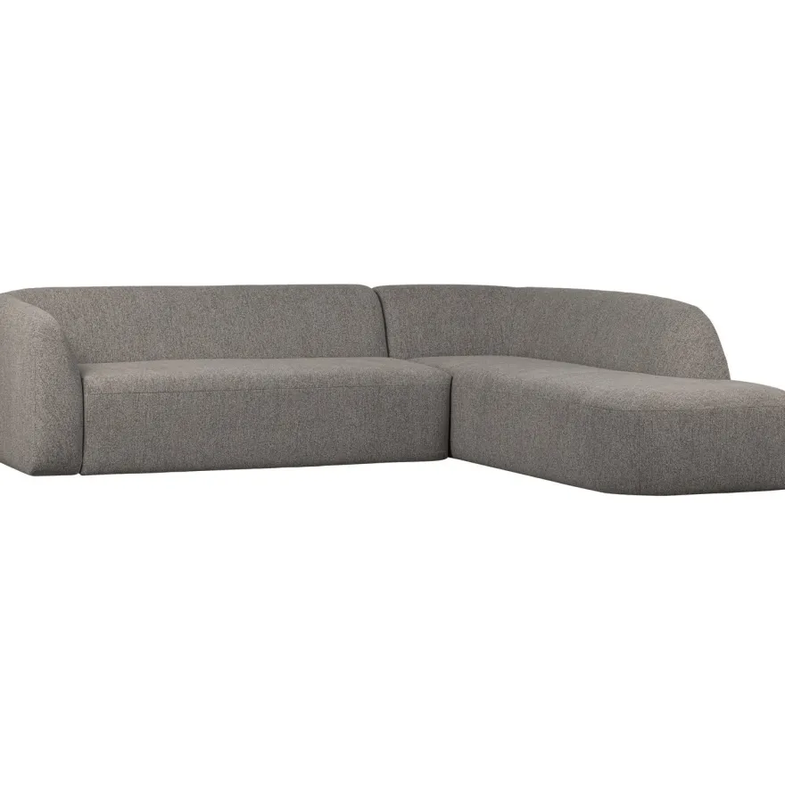 WOOOD Sloping Grey Melange Hoekbank