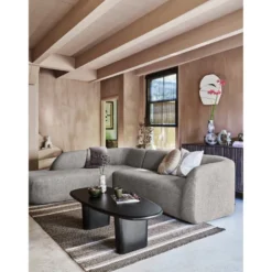 WOOOD Sloping Grey Melange Hoekbank
