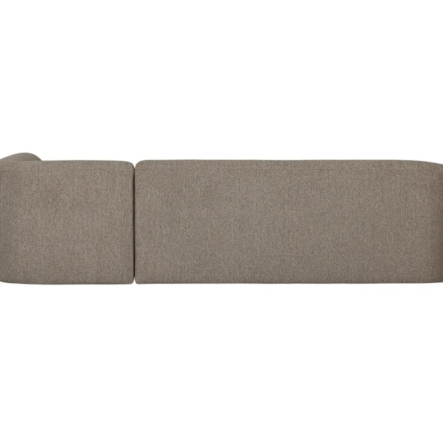 WOOOD Sloping Light Brown Melange Hoekbank