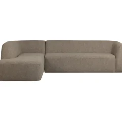 WOOOD Sloping Light Brown Melange Hoekbank