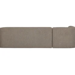 WOOOD Sloping Light Brown Melange Hoekbank