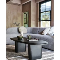 WOOOD Sloping Light Brown Melange Hoekbank