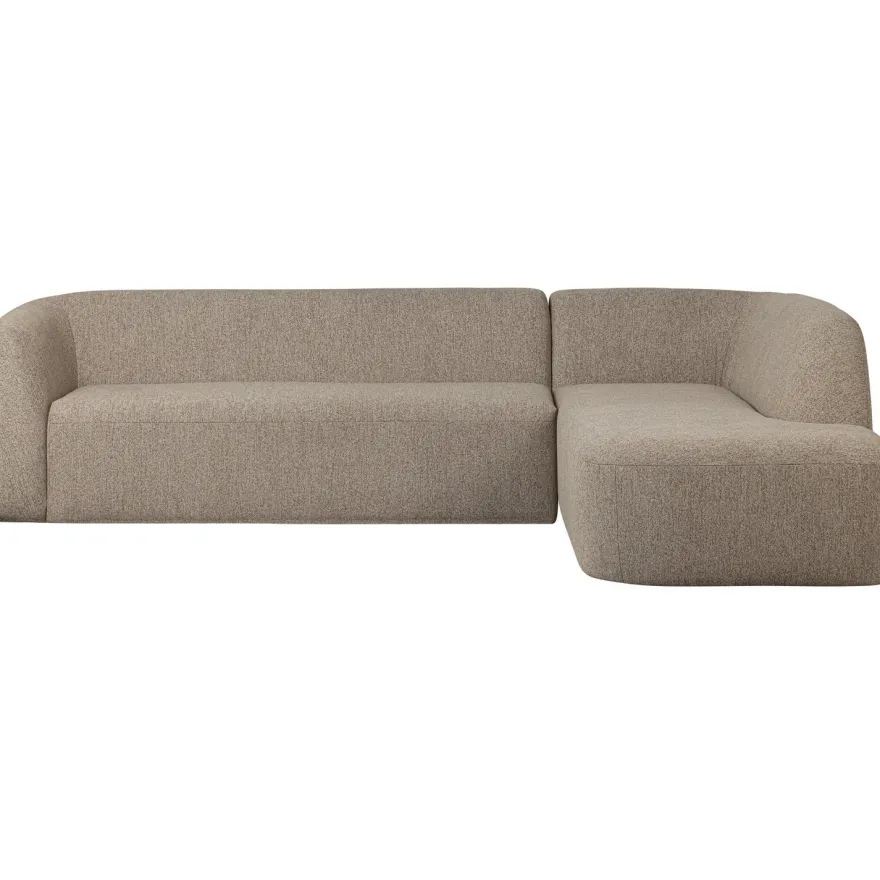 WOOOD Sloping Natural Melange Hoekbank