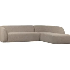 WOOOD Sloping Natural Melange Hoekbank