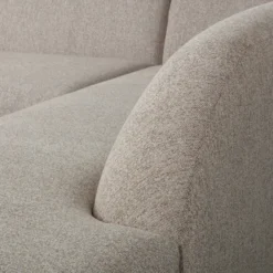 WOOOD Sloping Natural Melange Hoekbank