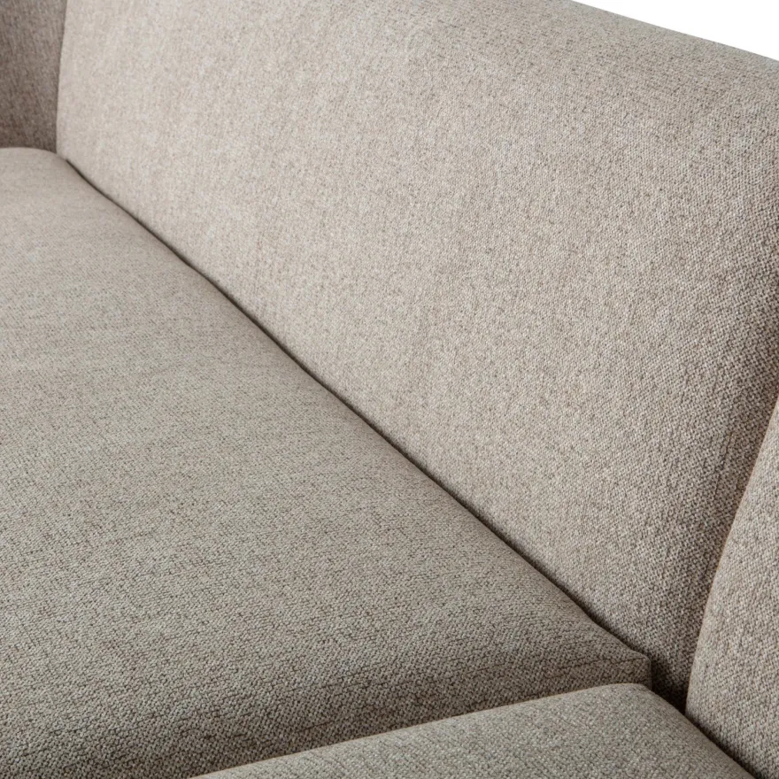 WOOOD Sloping Natural Melange Hoekbank
