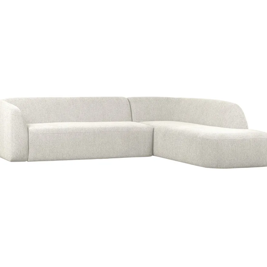 WOOOD Sloping Pearl Melange Hoekbank