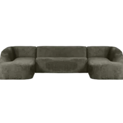 WOOOD Sloping Velvet U-bank