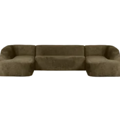 WOOOD Sloping Velvet U-bank