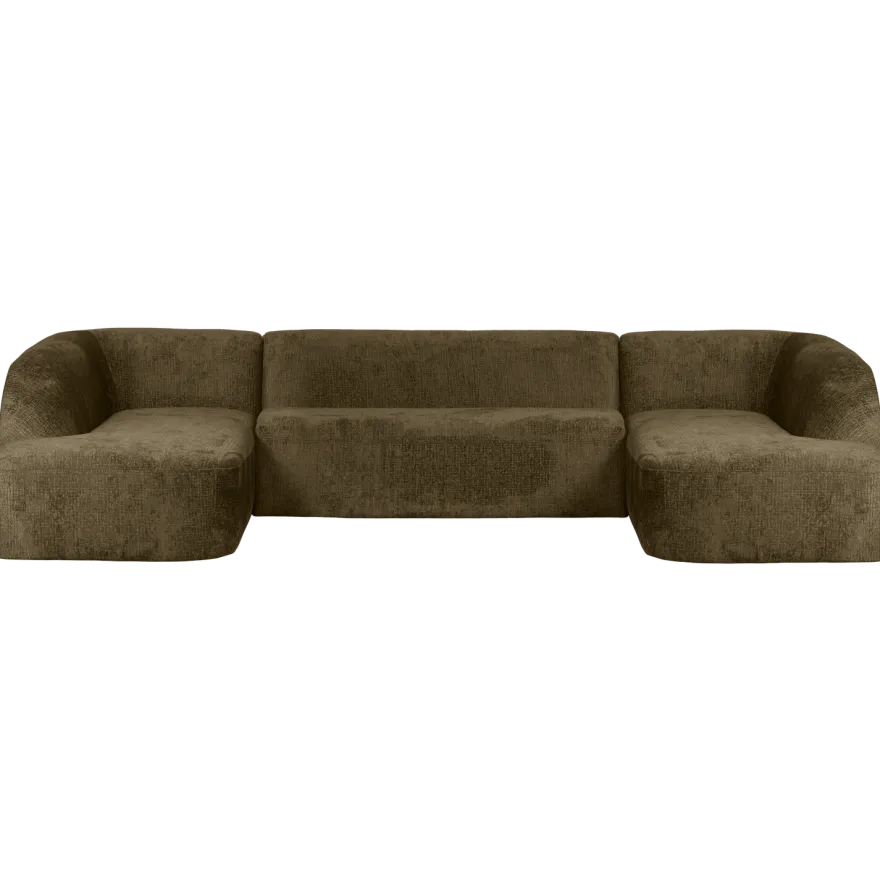 WOOOD Sloping Velvet U-bank