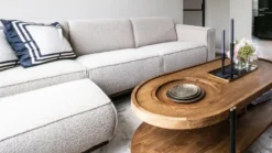 WOOOD Statement Bouclé Hocker