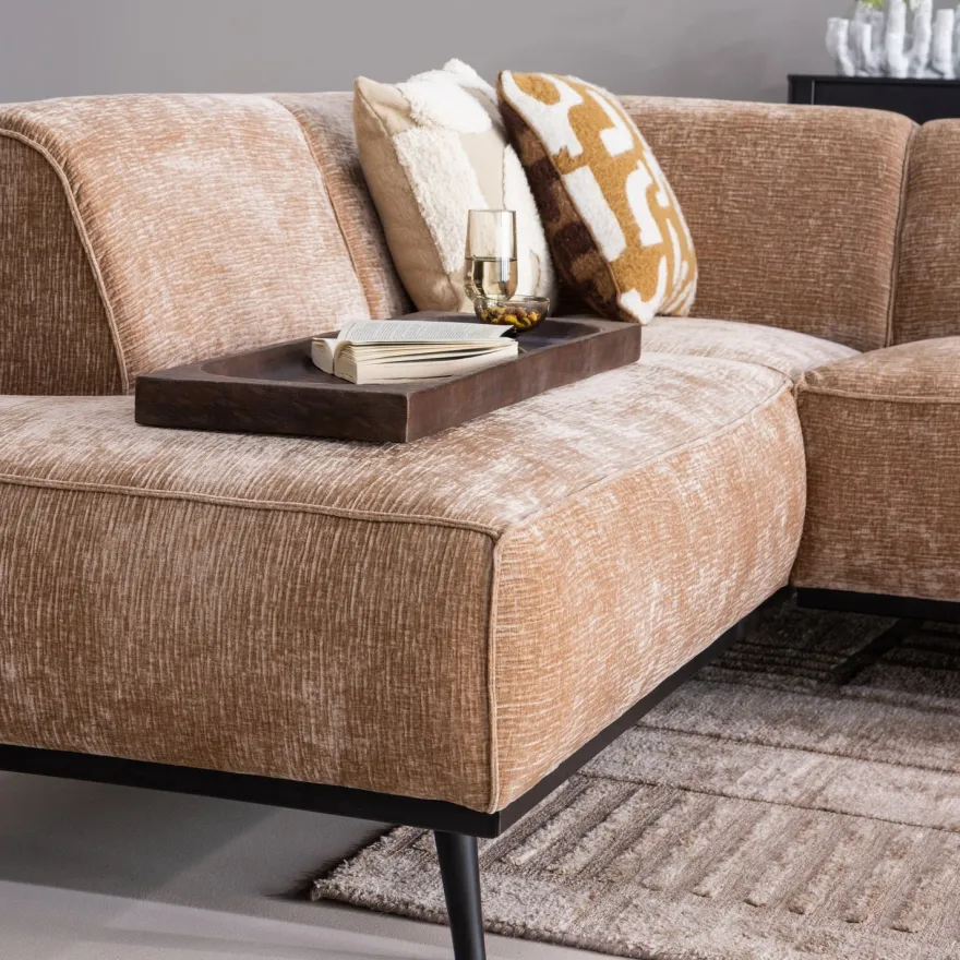 WOOOD Statement Velvet Hoekbank