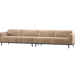 WOOOD Statement Velvet XL 4-Zitsbank