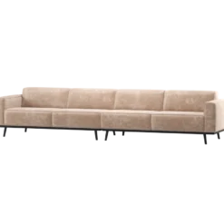 WOOOD Statement Velvet XL 4-Zitsbank