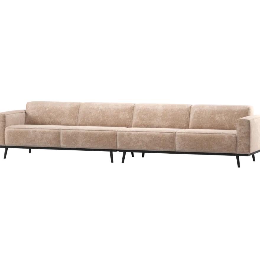 WOOOD Statement Velvet XL 4-Zitsbank