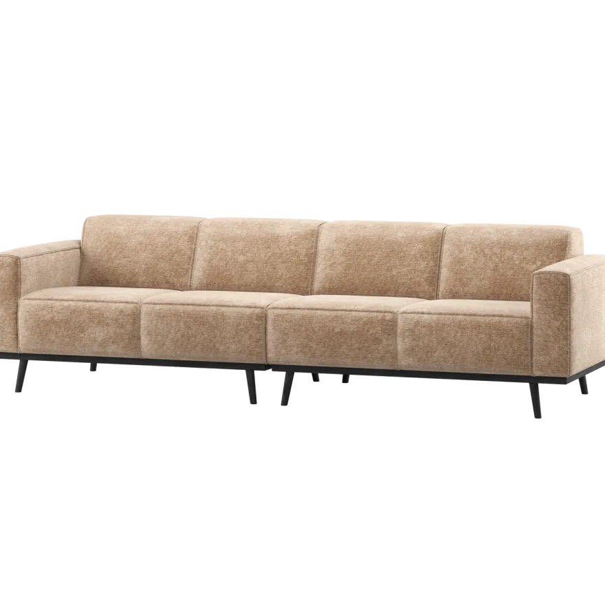 WOOOD Statement Velvet 4-Zitsbank