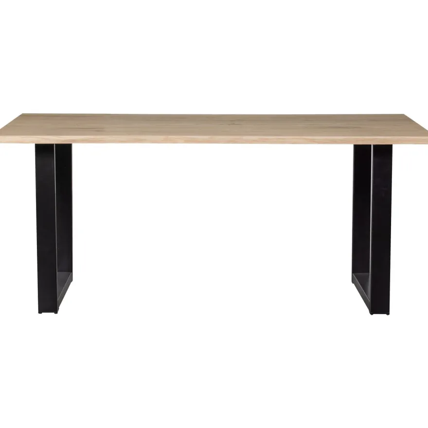 WOOOD Tablo Boomstam U-poot Eettafel