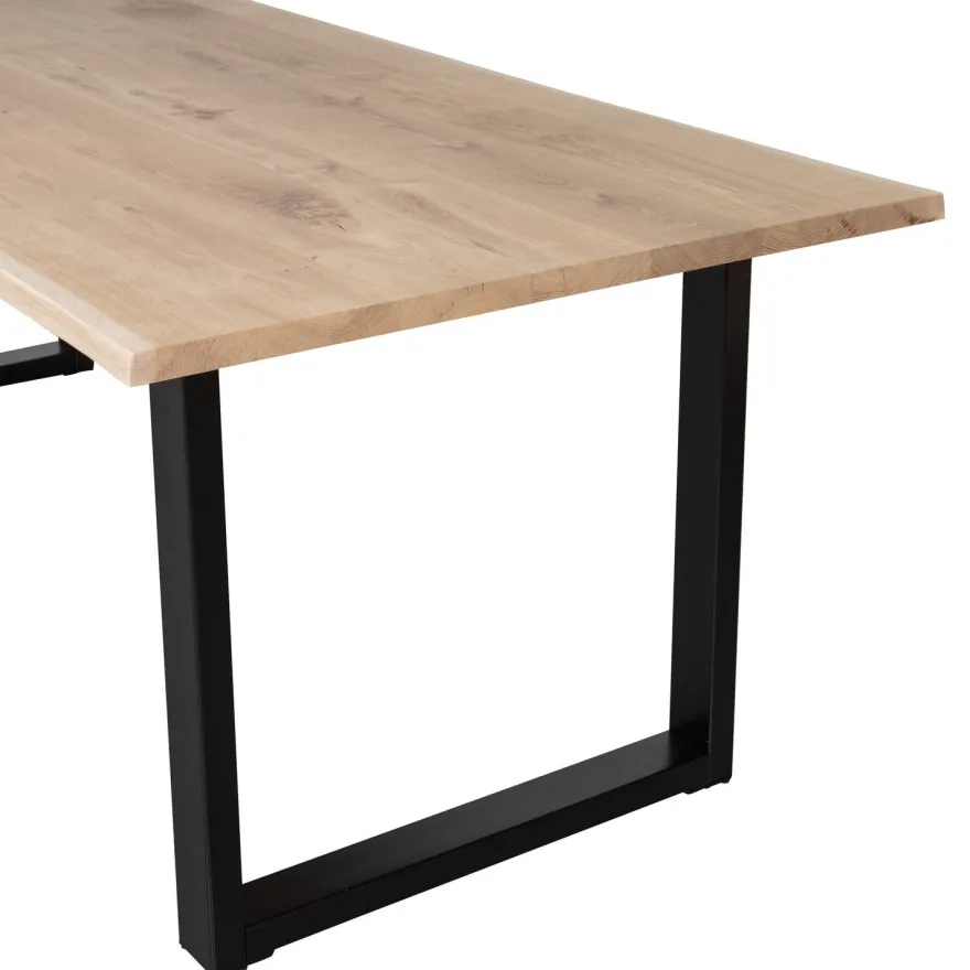 WOOOD Tablo Boomstam U-poot Eettafel