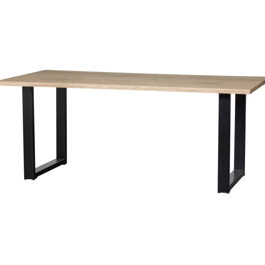 WOOOD Tablo Boomstam U-poot Eettafel