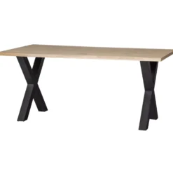 WOOOD Tablo Boomstam X-poot Eettafel