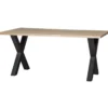 WOOOD Tablo Boomstam X-poot Eettafel