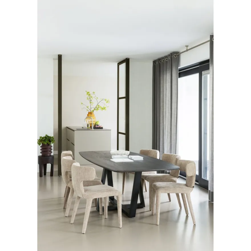 WOOOD Tablo Deens Ovaal Eettafel