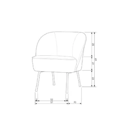 WOOOD Vogue Fauteuil