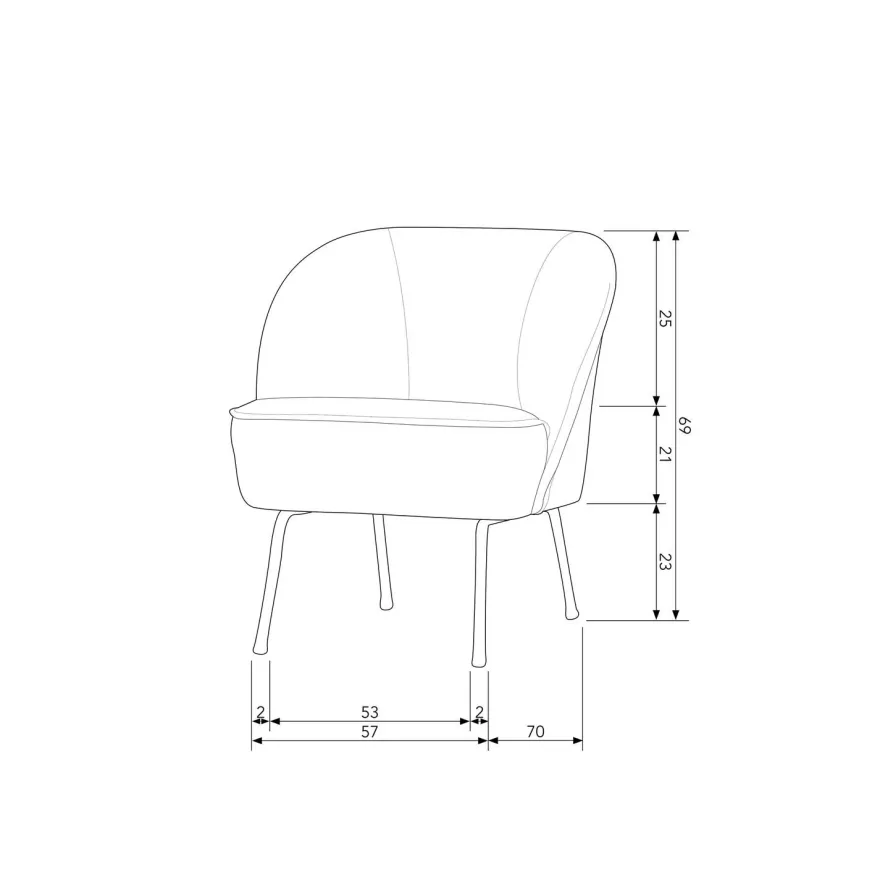 WOOOD Vogue Fauteuil