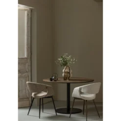 WOOOD Yossi Koper Metaal Eetkamerstoel