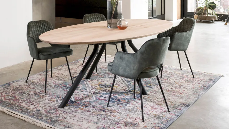 XOOON Arvada Ellips Natural Eettafel