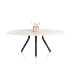 XOOON Lund 4-poot Off Black Eettafel