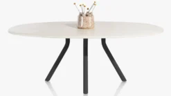 XOOON Lund 4-poot Off Black Eettafel