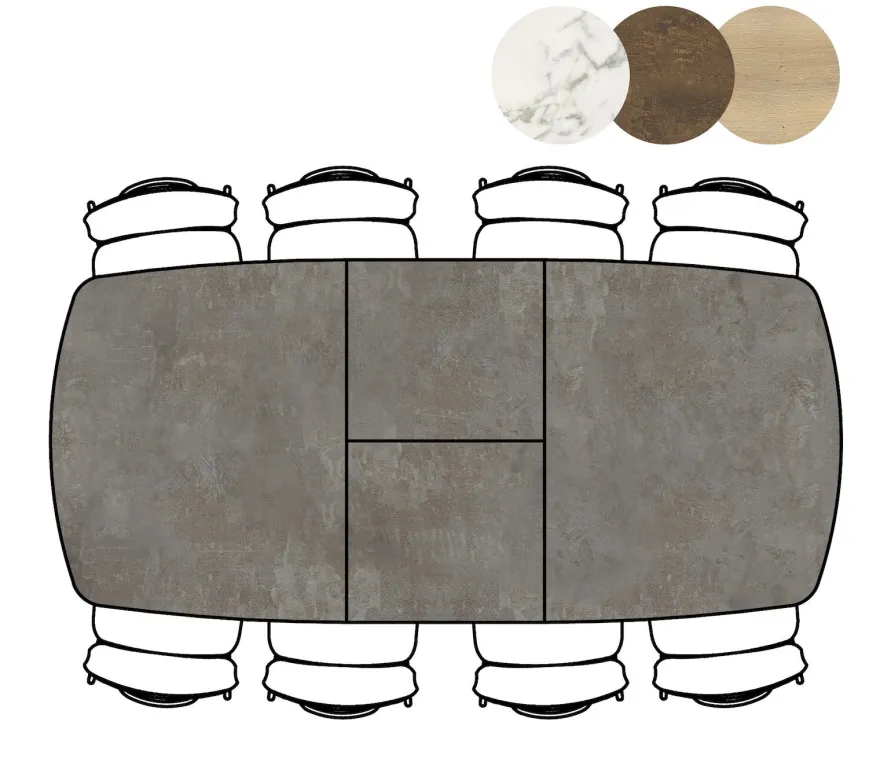 XOOON Masura Uitschuifbaar Eettafel